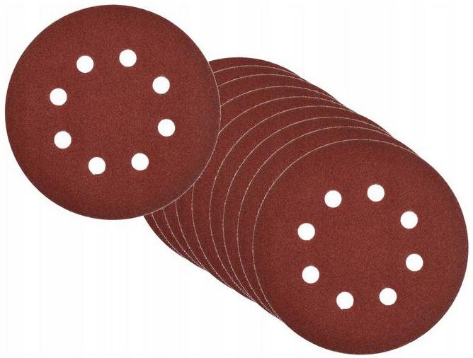 Papier Ścierny Krążek 125MM P220 8 Otworów Szlifierki