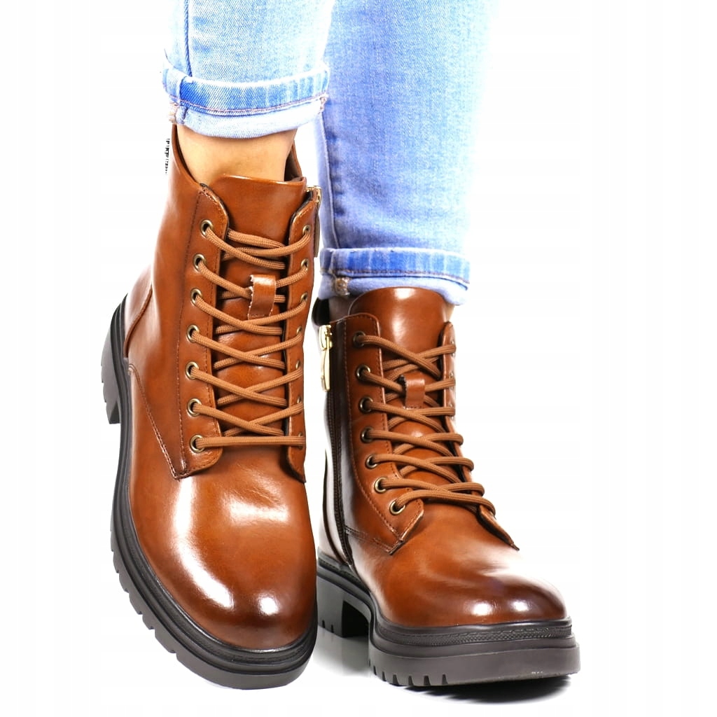 Kotníkové Boty Zimní Zateplené Trapery Hnědé Potocki