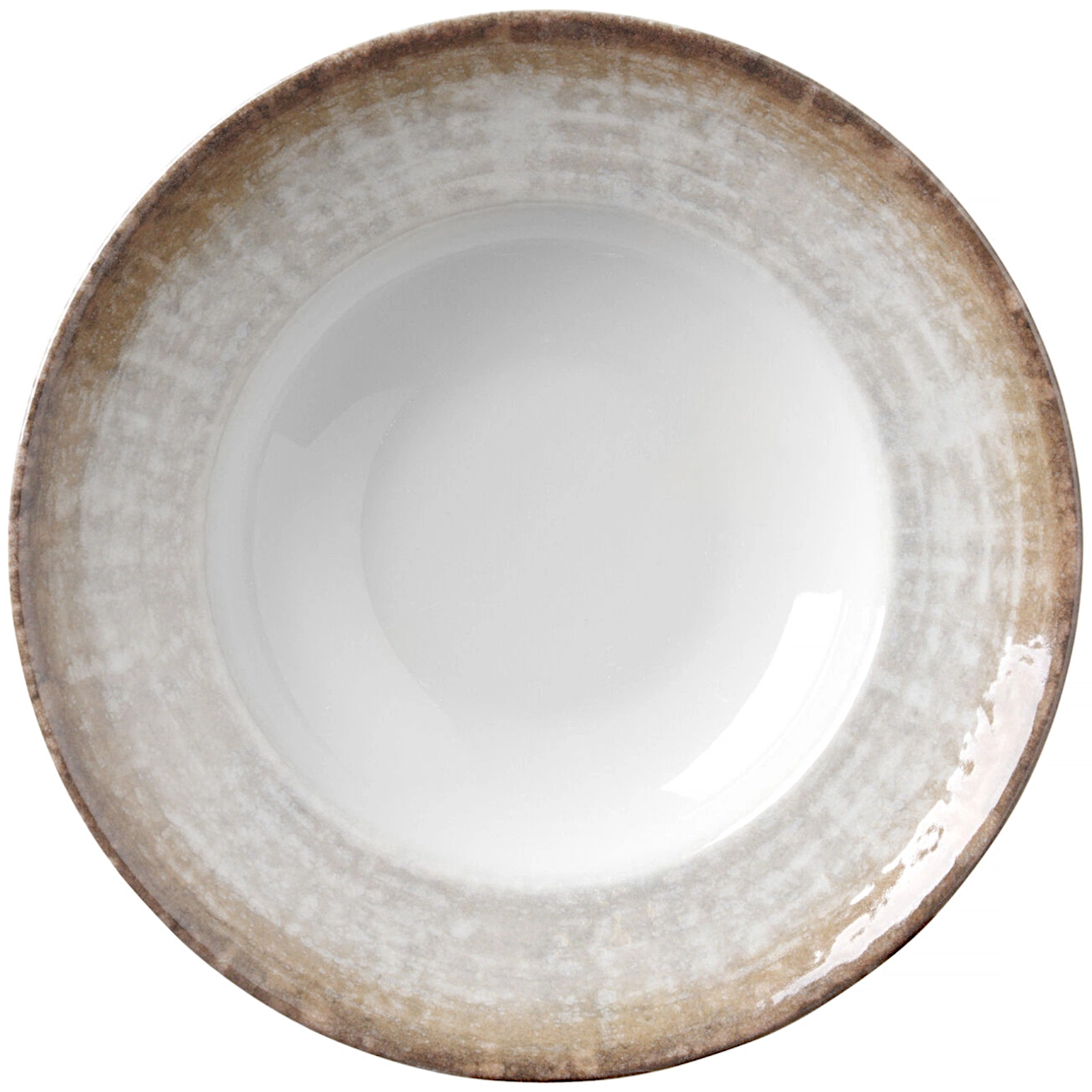 Půdní Talíř Na Těstoviny Porcelánové Pasty 26.5 CM, Sada 6 Ks Crete