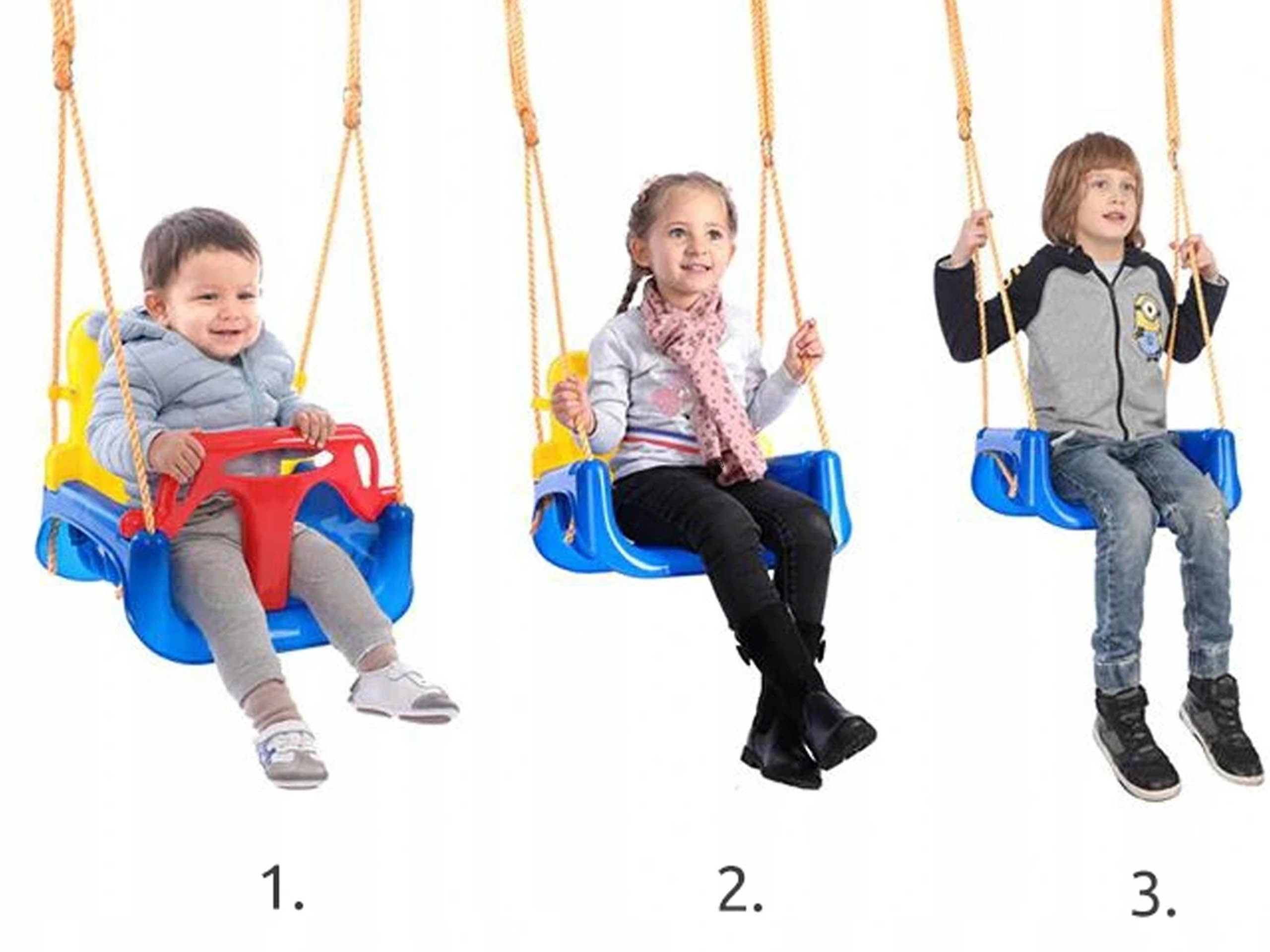 3W1 HUŚTAWKA OGRODOWA DLA DZIECI KUBEŁKOWA MOCNA EAN (GTIN) 5900779935532