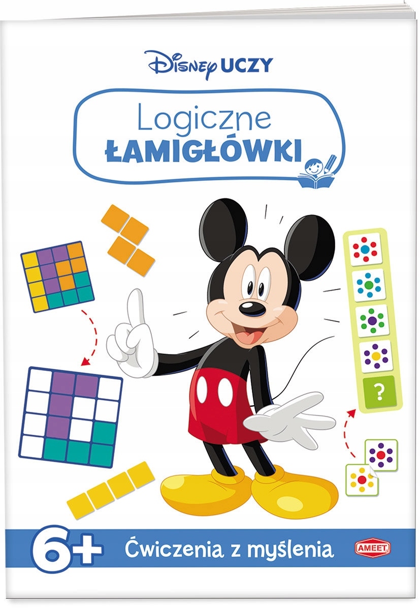 Logiczne ŁAMIGŁÓWKI Ćwiczenia z myślenia DISNEY 6+