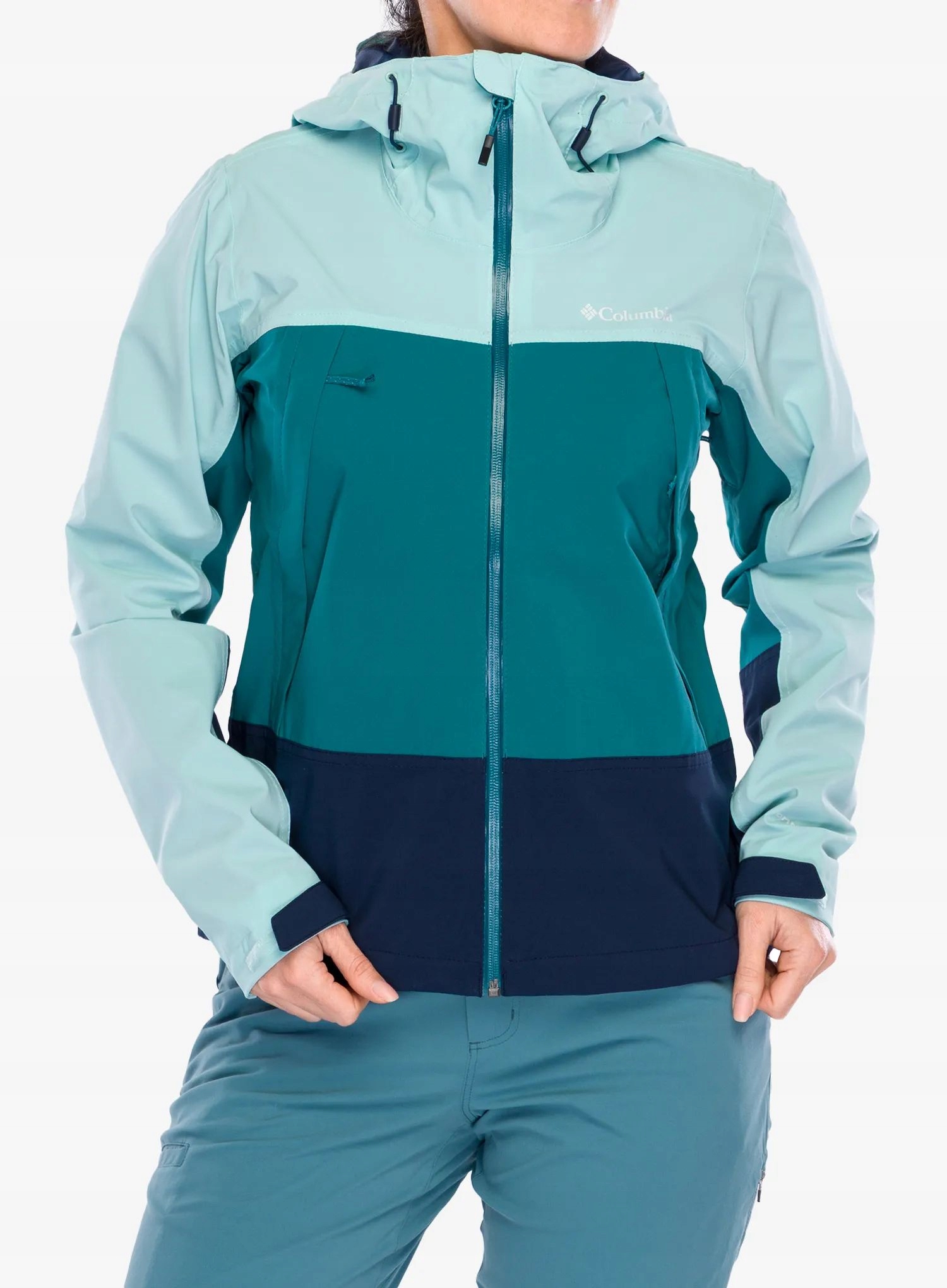 Dámská nepromokavá bunda Columbia Boulder Falls Jacket river blue Xs