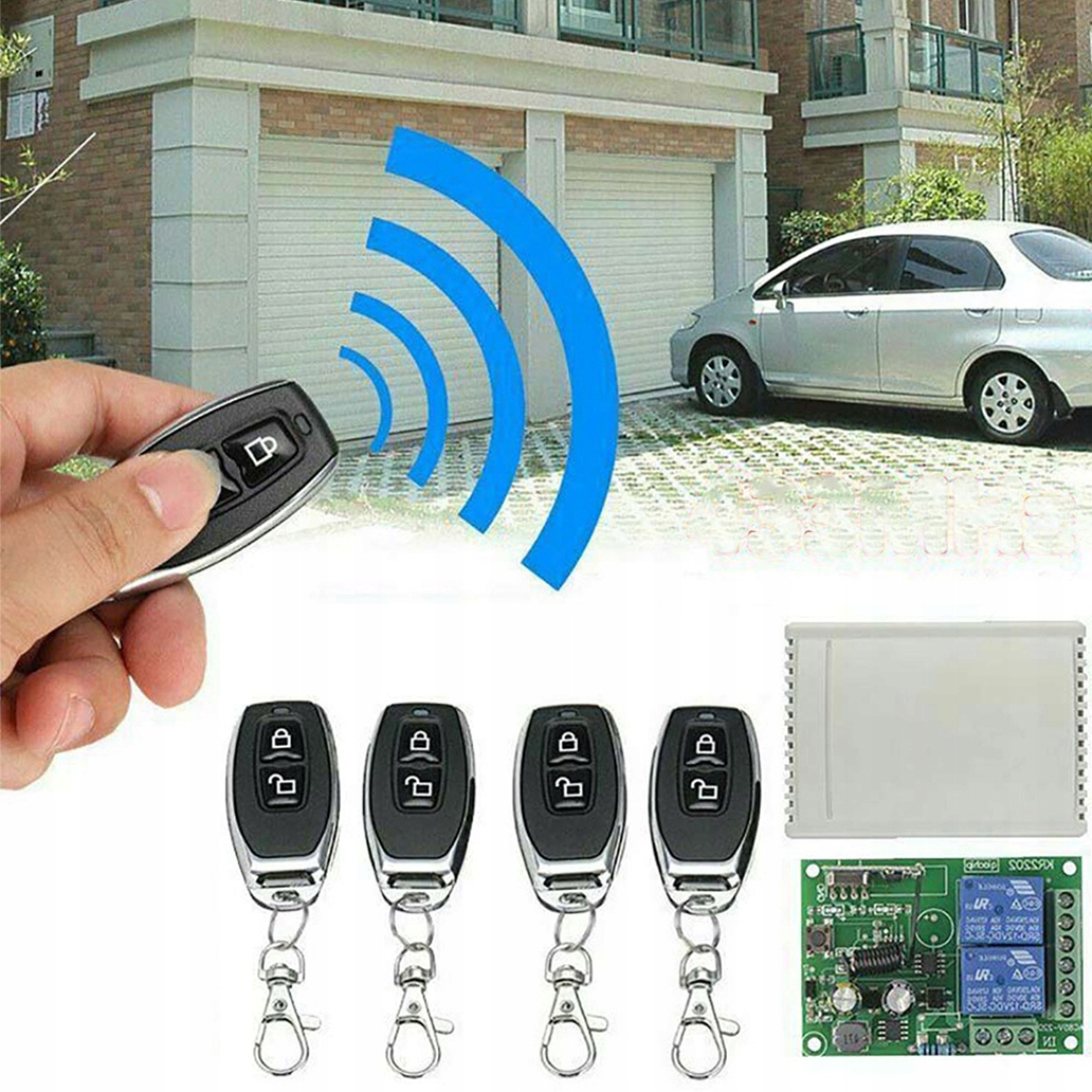 Bezdrátový Ovladač 433MHZ Rádiový Přepínač Dvoukanálový Modul