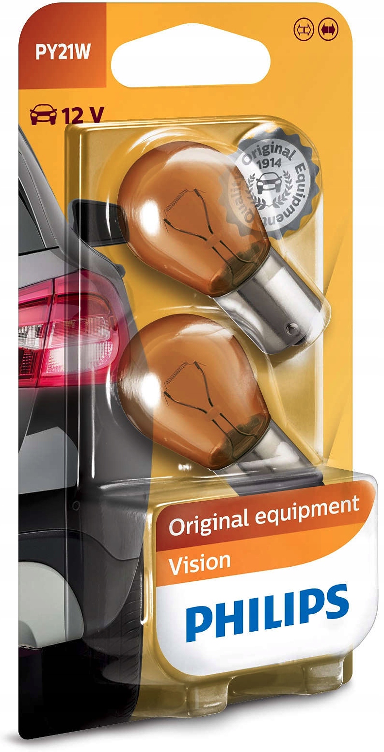 

Philips Żarówki PY21W Vision +30% światła