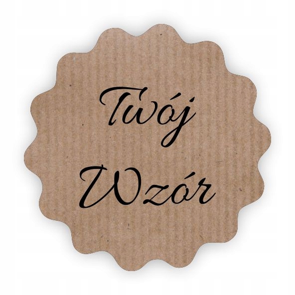 

Naklejki wlepki eko kraft serweta fala 48 szt.