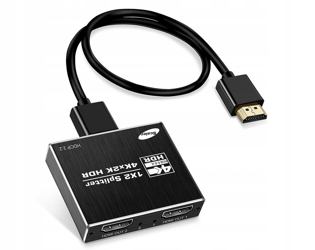 

Splitter Hdmi rozgałęźnik sygnału Hdmi 1x2