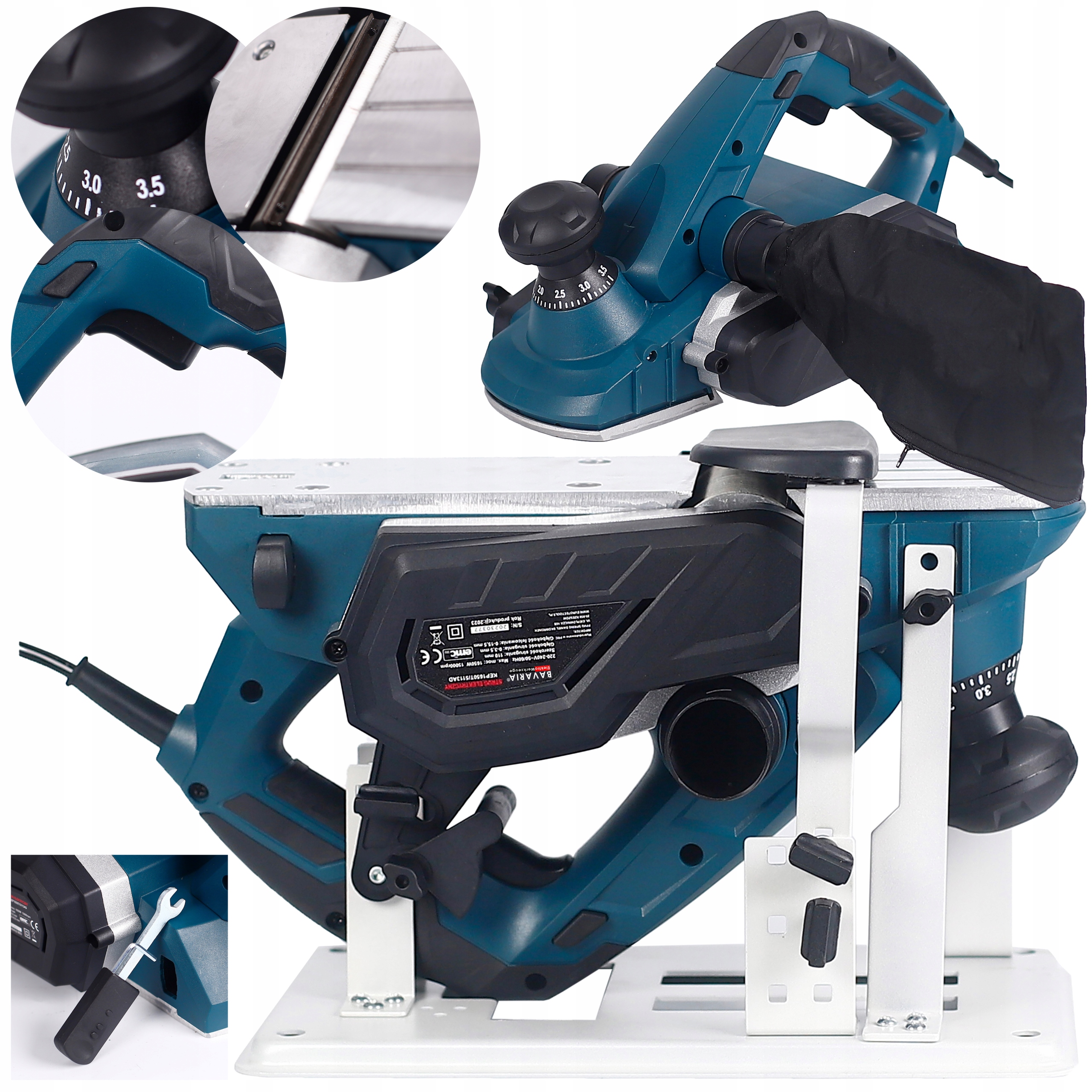 Strug Elektryczny Do Drewna Heblarka Hebel Strugarka Stolarski Stołowy