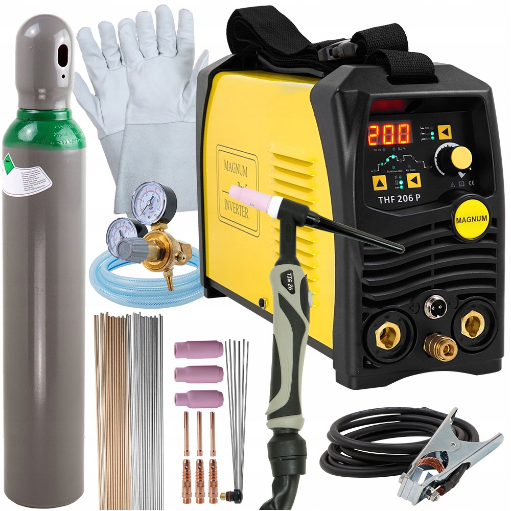Spawarka inwertorowa Magnum TIG 200 DC Puls 230V