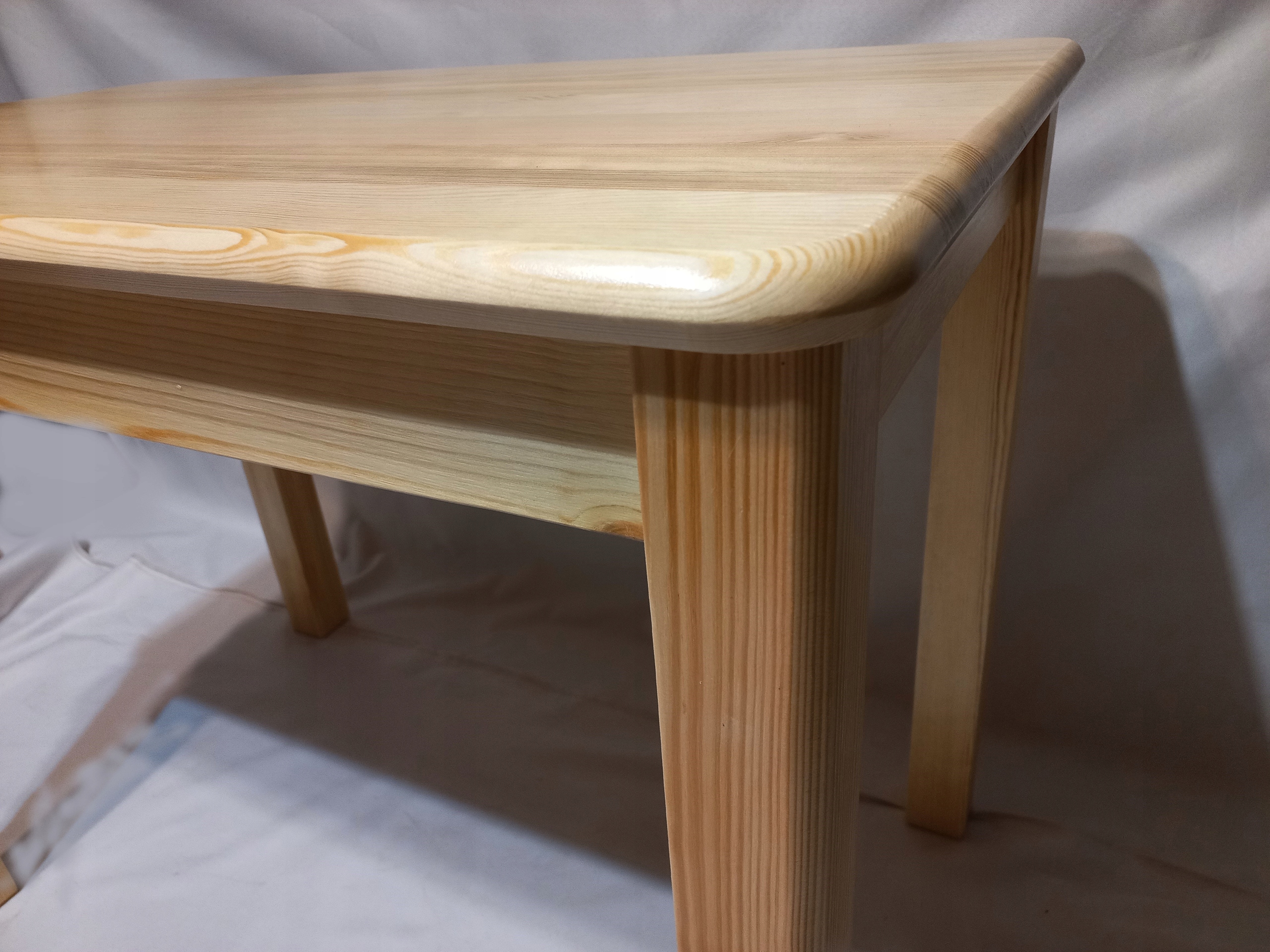 Dřevěný Stůl, borovicový, surový, nelakovaný, 120 x 60 cm