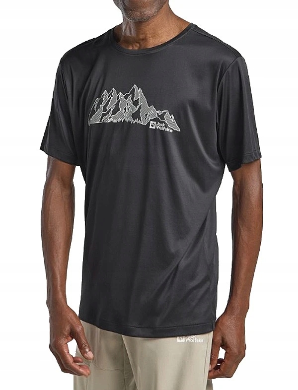 T-shirt Jack Wolfskin Peak Graphic Mtn Phantom