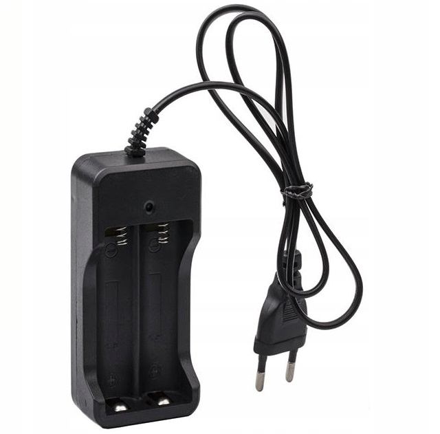 ŁADOWARKA + 2 x AKUMULATORY 18650 Li Prąd wyjściowy 500 mA