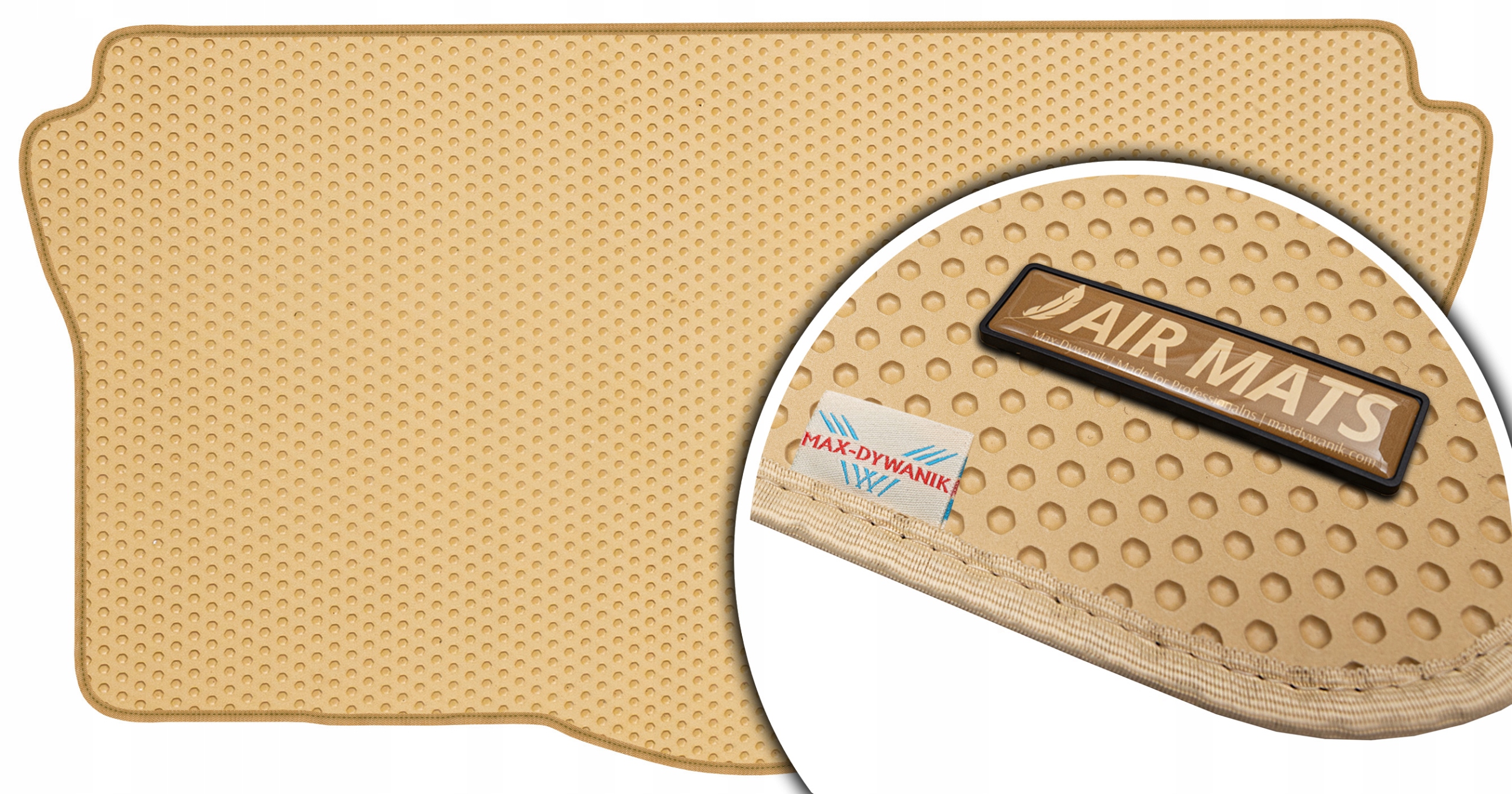 Toyota Aygo I Hatchback 2005-2014 Béžová rohož do kufru Eva Air Mats