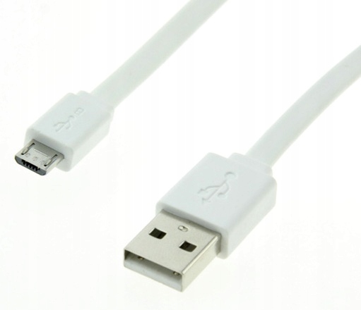 

Kabel ładowarka USB-micro mikro Usb Biały 2m(1547)