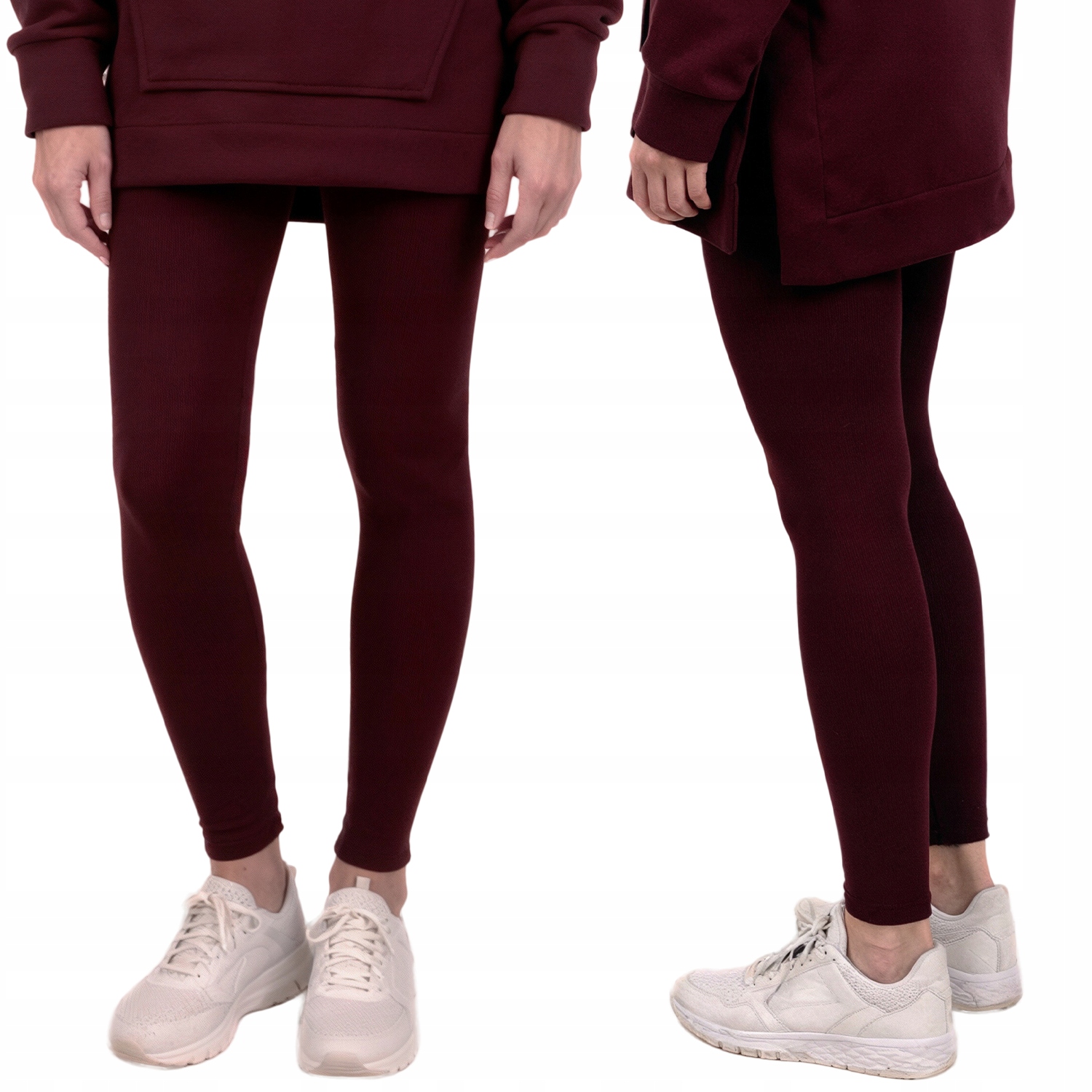 Vivisence 9106 bordové elastické pohodlné klasické L/XL Legíny