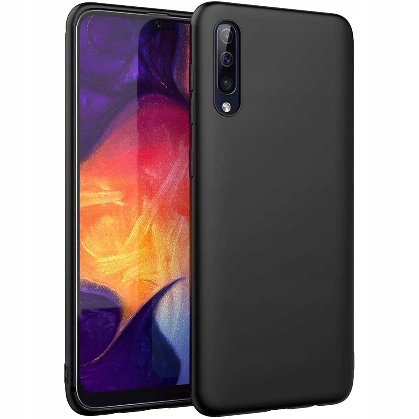 

Etui Matowe Slim do Samsung Galaxy A50 Szkło 9H