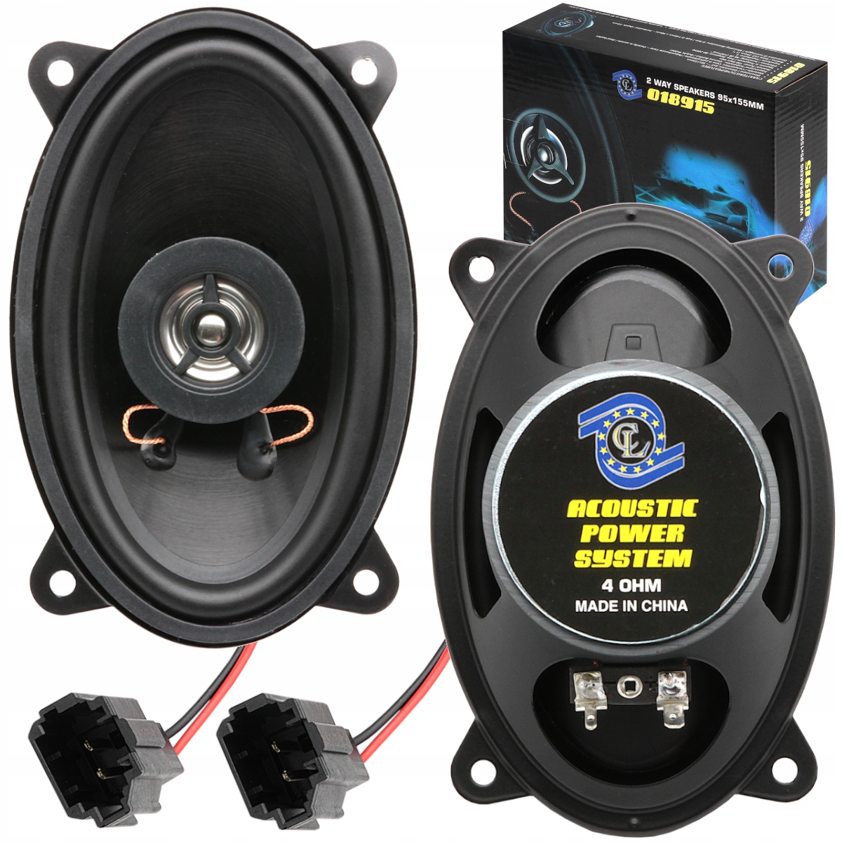 GŁOŚNIKI SAMOCHODOWE 4X6" DO LANCIA DELTA THEMA PEUGEOT BOXER + REDUKCJE