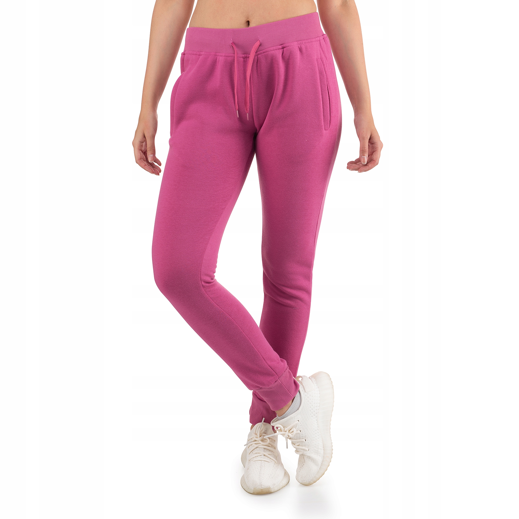 CK01 roz. S DAMSKIE SPODNIE DRESOWE GŁADKIE Fason inny