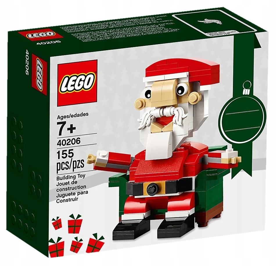 Lego Święty Mikołaj 40206 Santa Christmas mikołajki Misb choinka