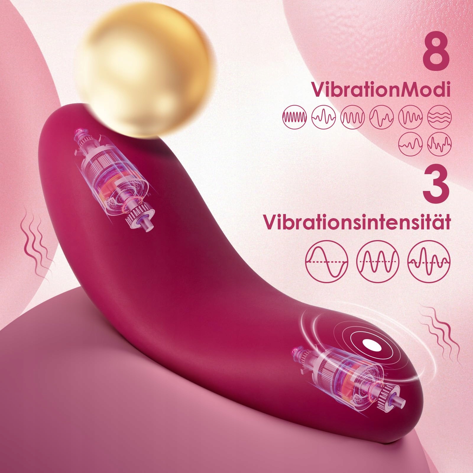 SVAKOM ECHO PRO Wibrator z Aplikacją i Funkcją Grzania — miniatura 3