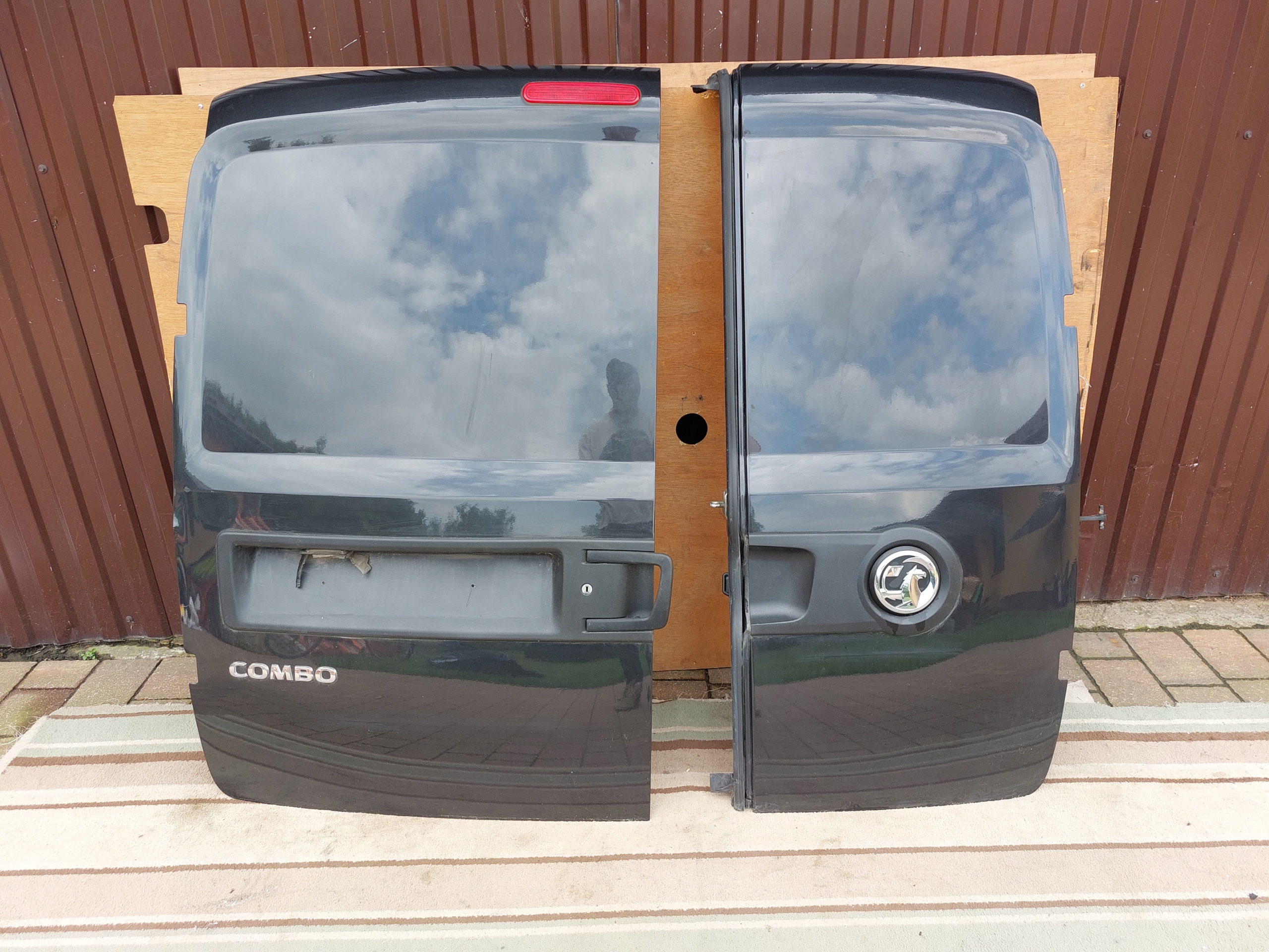 door rear part left right OPEL COMBO D 17r black,