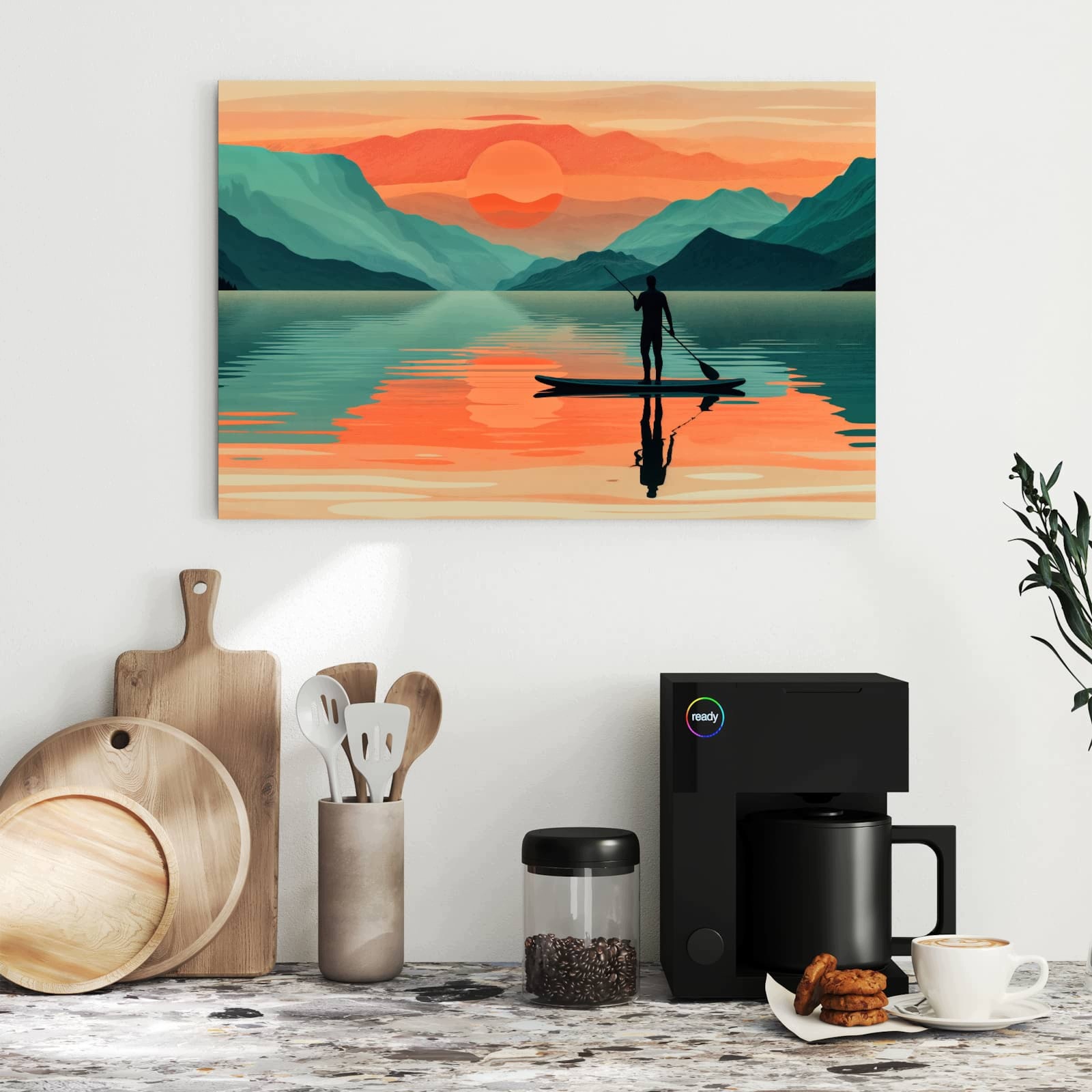 Magnetická tabule Západ slunce Wiošlarz 60 × 40 cm