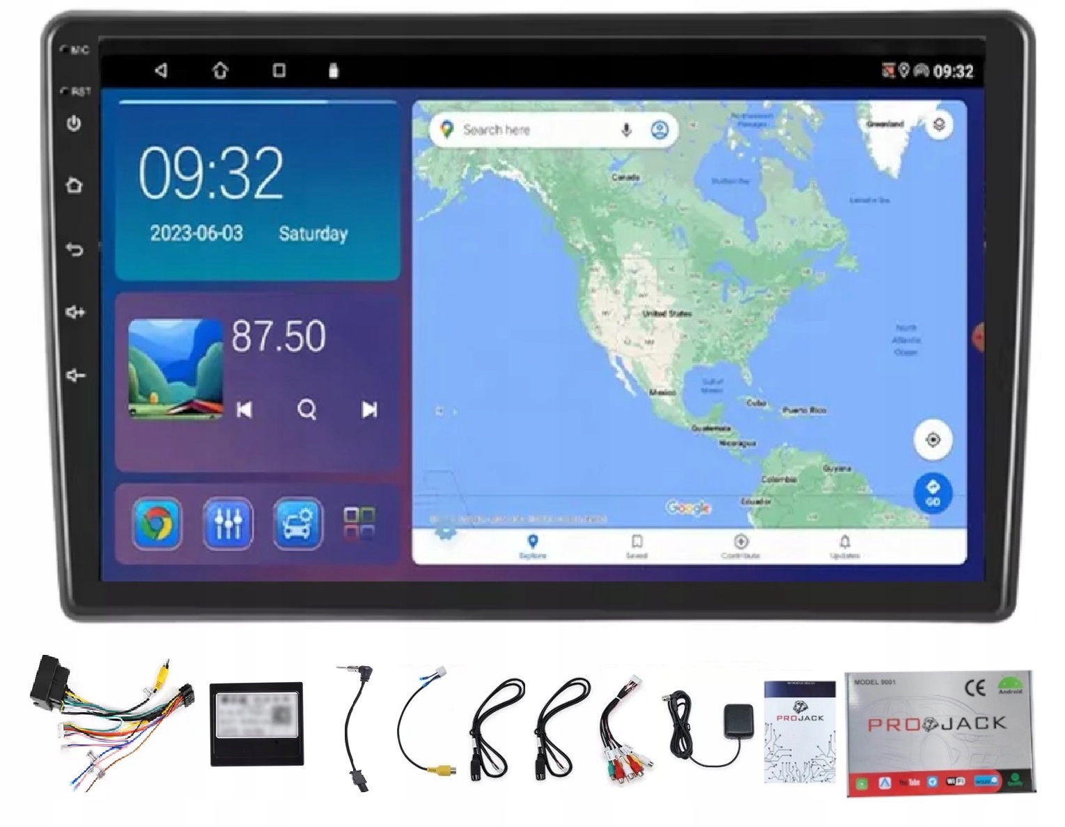 Gps Rádio Android Citroen C5 2008-2017 Carplay Wifi Usb Bt 2/64GB