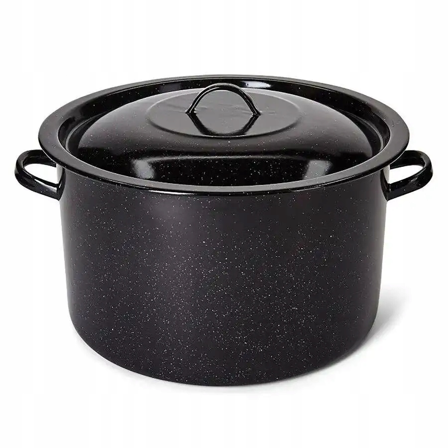 GARNEK EMALIOWANY POWIDLAK EMALIA PLESZEW 32CM 15L Marka Emalia Pleszew