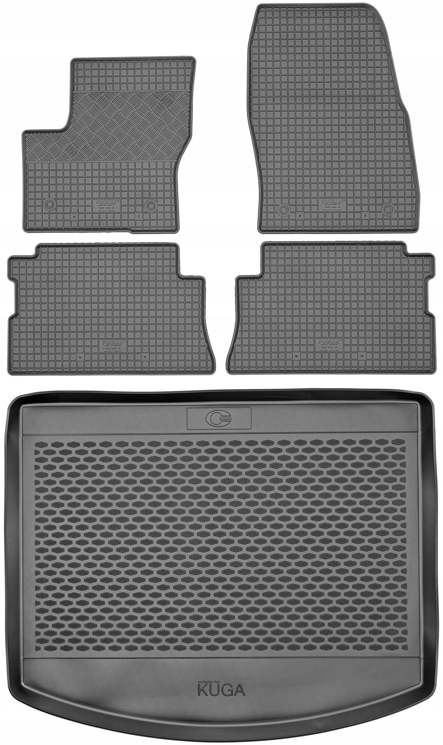 Ford Kuga II Suv od roku 2013-2020 Sada Koberce batožinový priestor