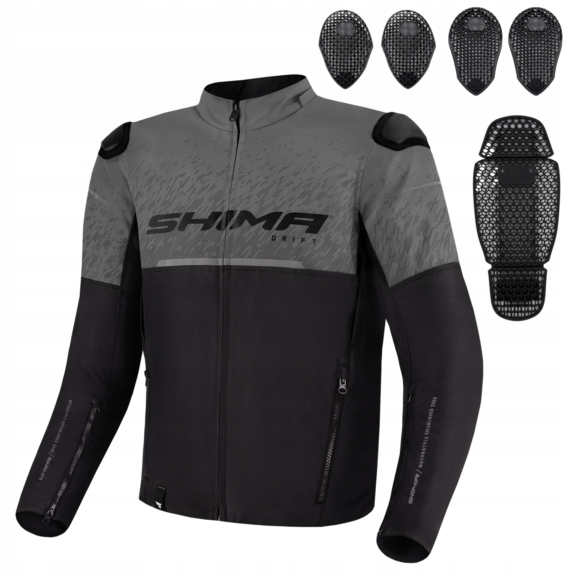 

Kurtka Shima Drift Men Grey szary czarny Gratisy