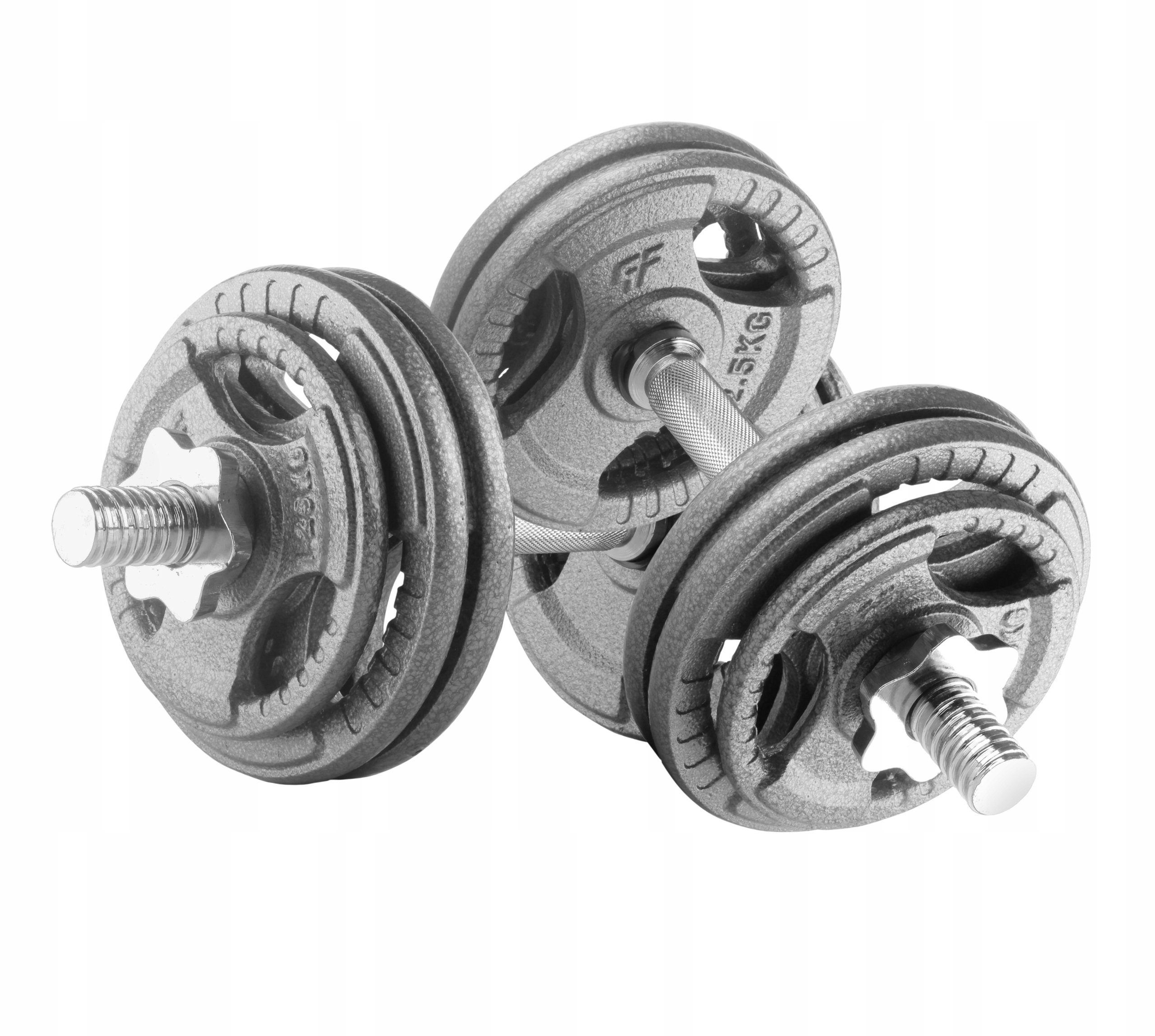 PLATINUM FITNESS HANTLE ŻELIWNE REGULOWANE 2x15KG ZESTAW HANTLI 30 KG EAN (GTIN) 5904405706046