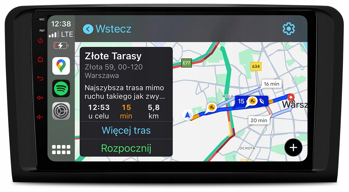 Mercedes ML W164 Gl X164 Carplay Android Rádio Navigace 8GB/128GB Dsp