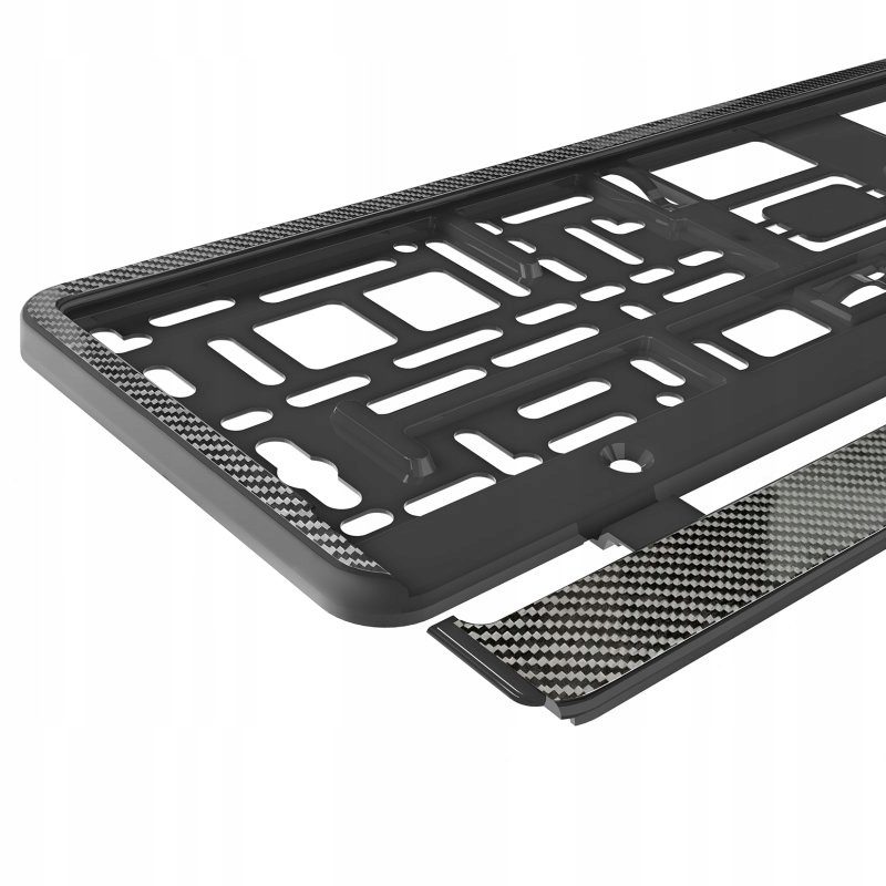 Ramka do tablic rejestracyjnych powłoka Hp Carbon 1szt.