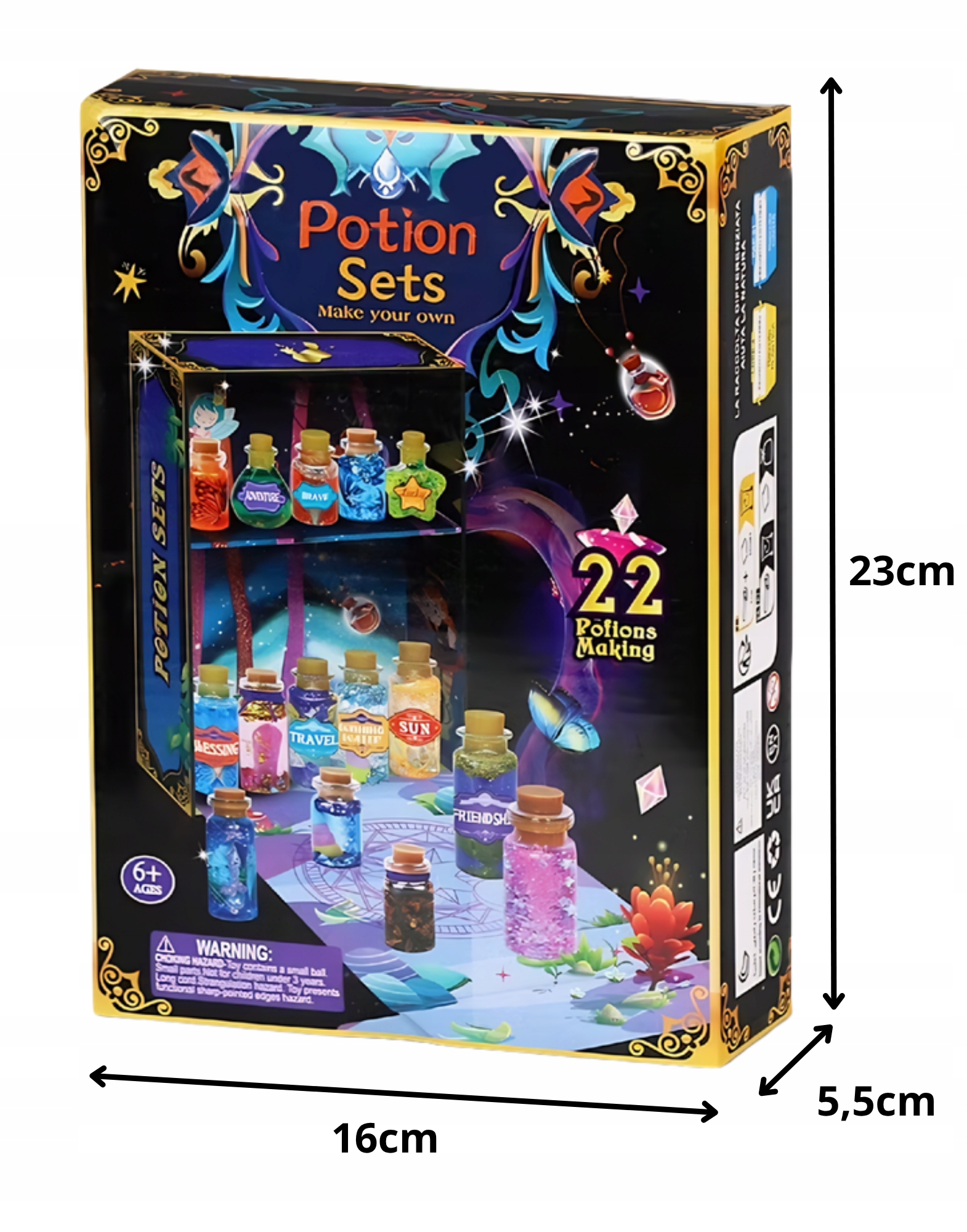 Zestaw do robienia magicznych mikstur XXL z 22 buteleczkami ATOPDREAM