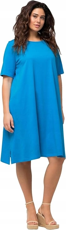 Ulla Popken Plus Size Šaty Modrá Casual 46/48 7_A