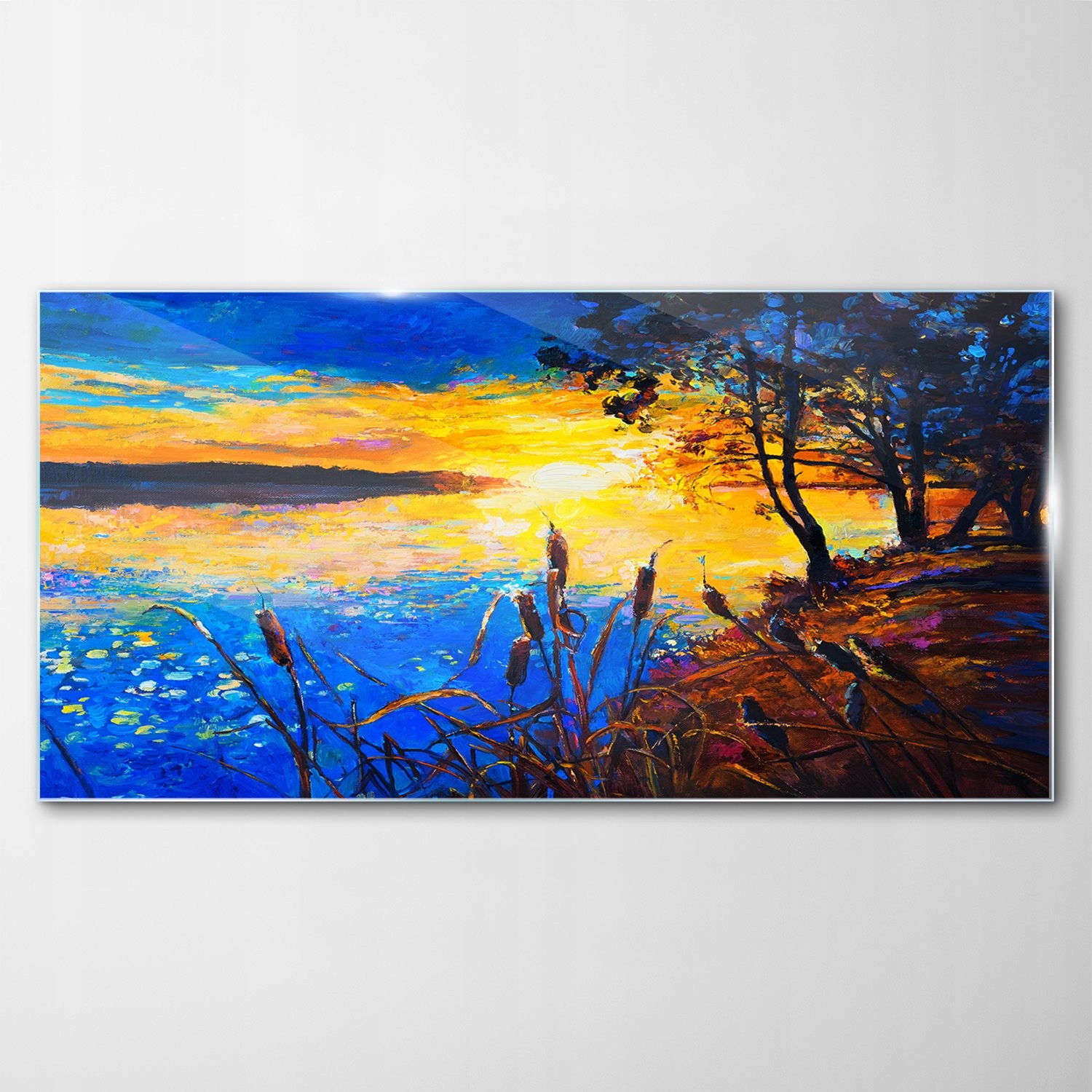 

Obraz na Szkle Dekor Abstrakcja Woda Drzewa 120x60