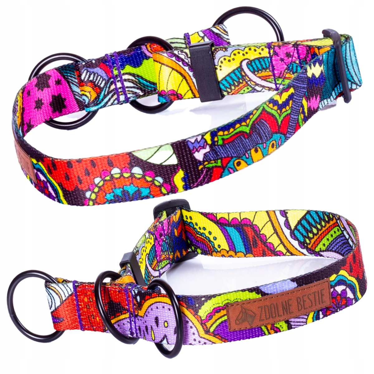 

Półzaciskowa obroża dla dużego psa XL 3,7 Kolorowa