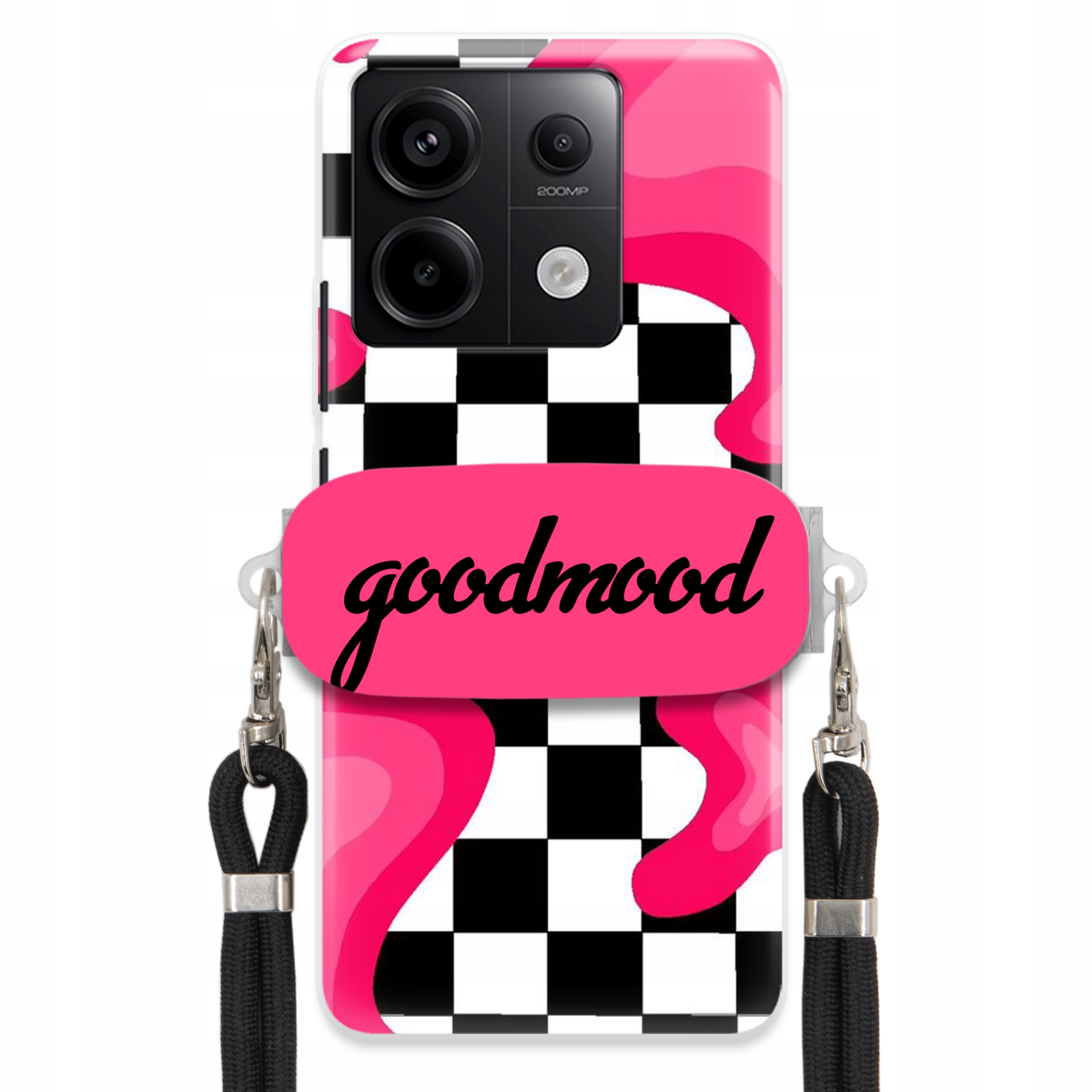 Pouzdro Pro Xiaomi Redmi Note 13 Pro 5G Sada Case Držák Vodítka Černá Splash