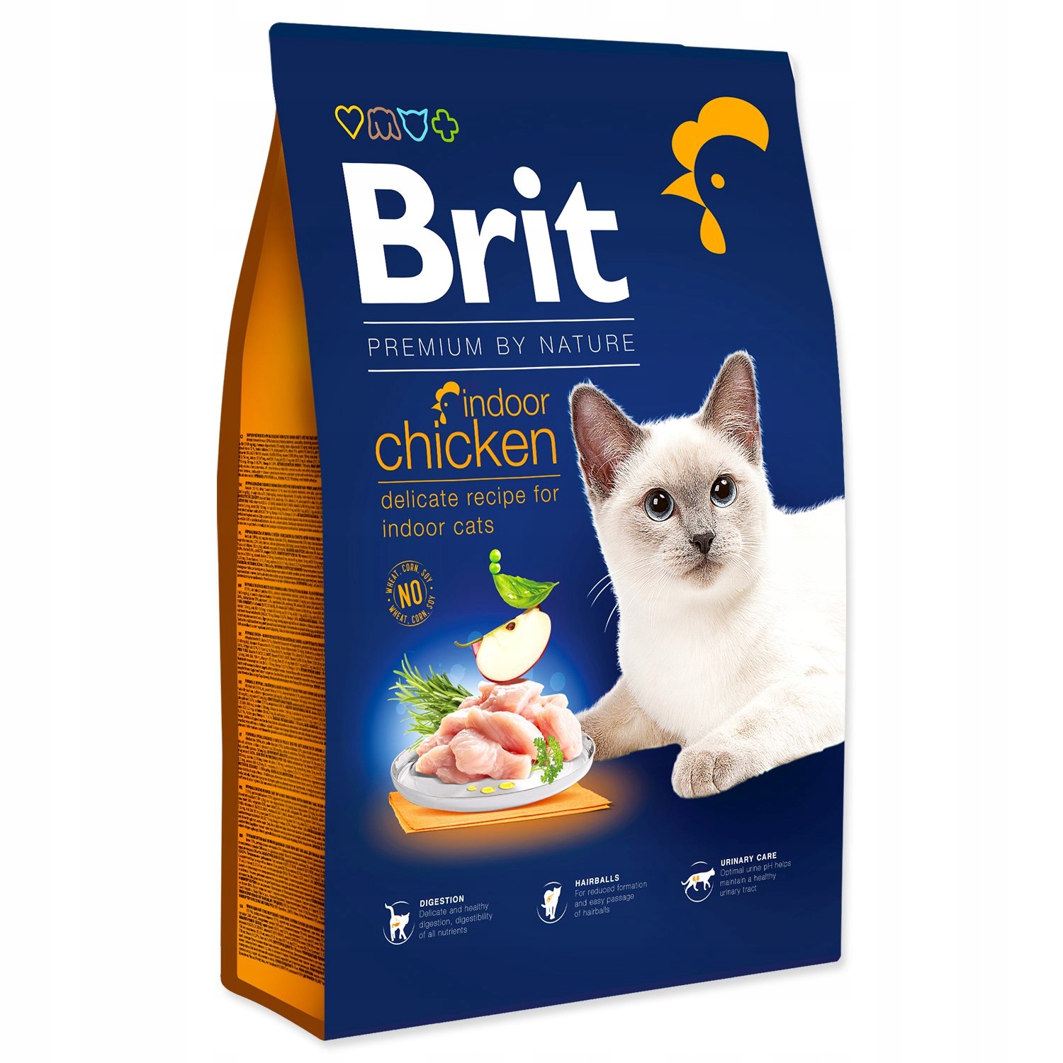 Levně Brit Premium Cat by Nature Indoor Chicken 8kg