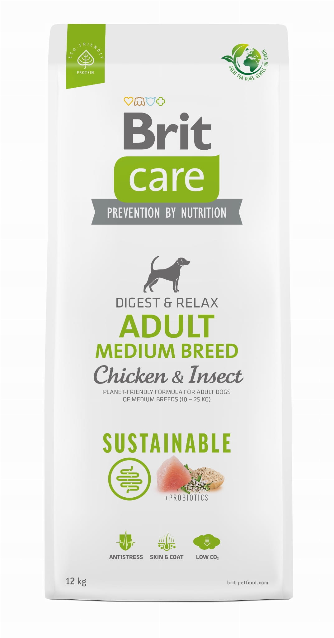 BRIT CARE SUSTAINABLE ADULT M CHICKEN INSECT 12kg 13469109760 Allegro.pl