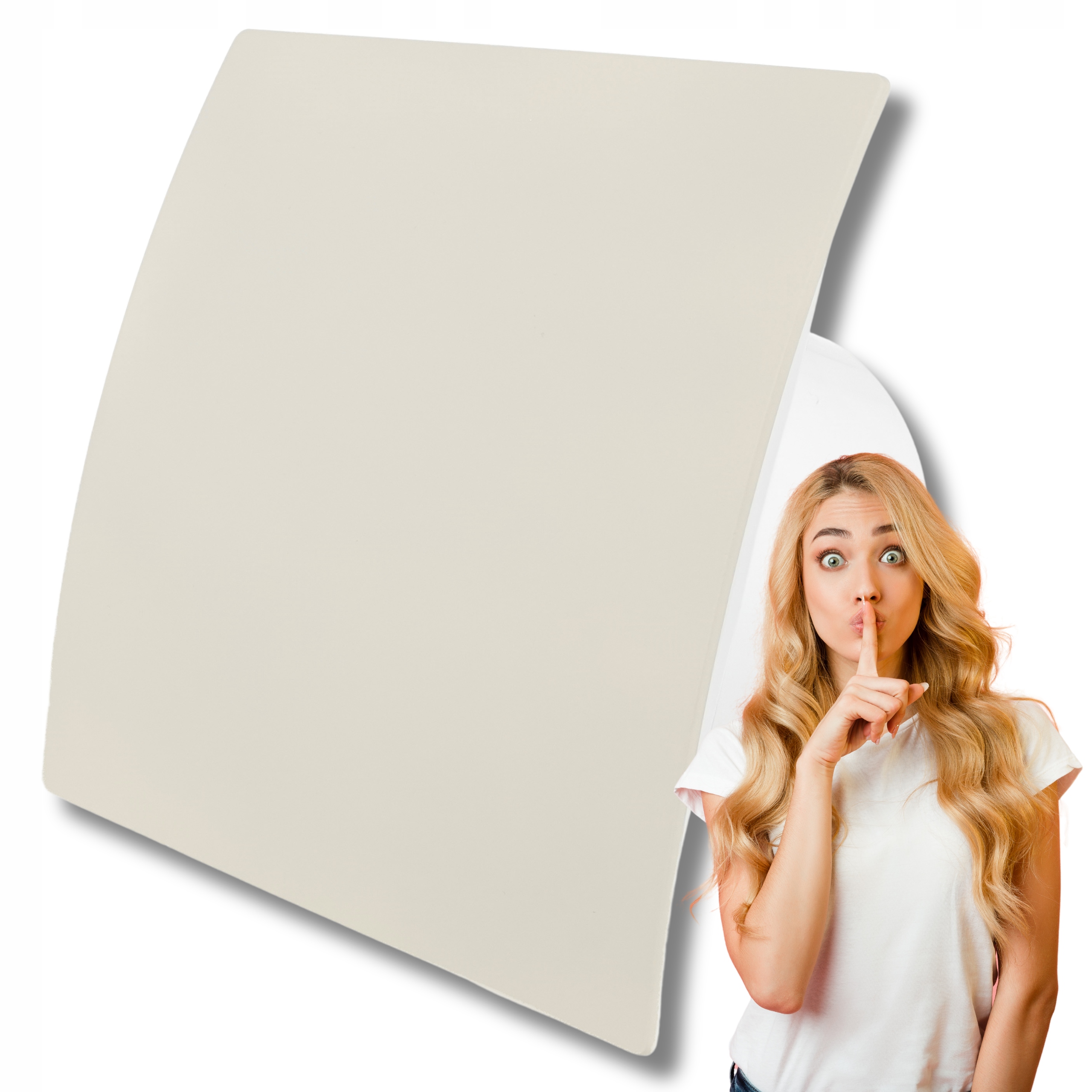 Kúpeľňový ventilátor Silent Ø 100 mm 36 dB Control Regulácia pre maľovanie