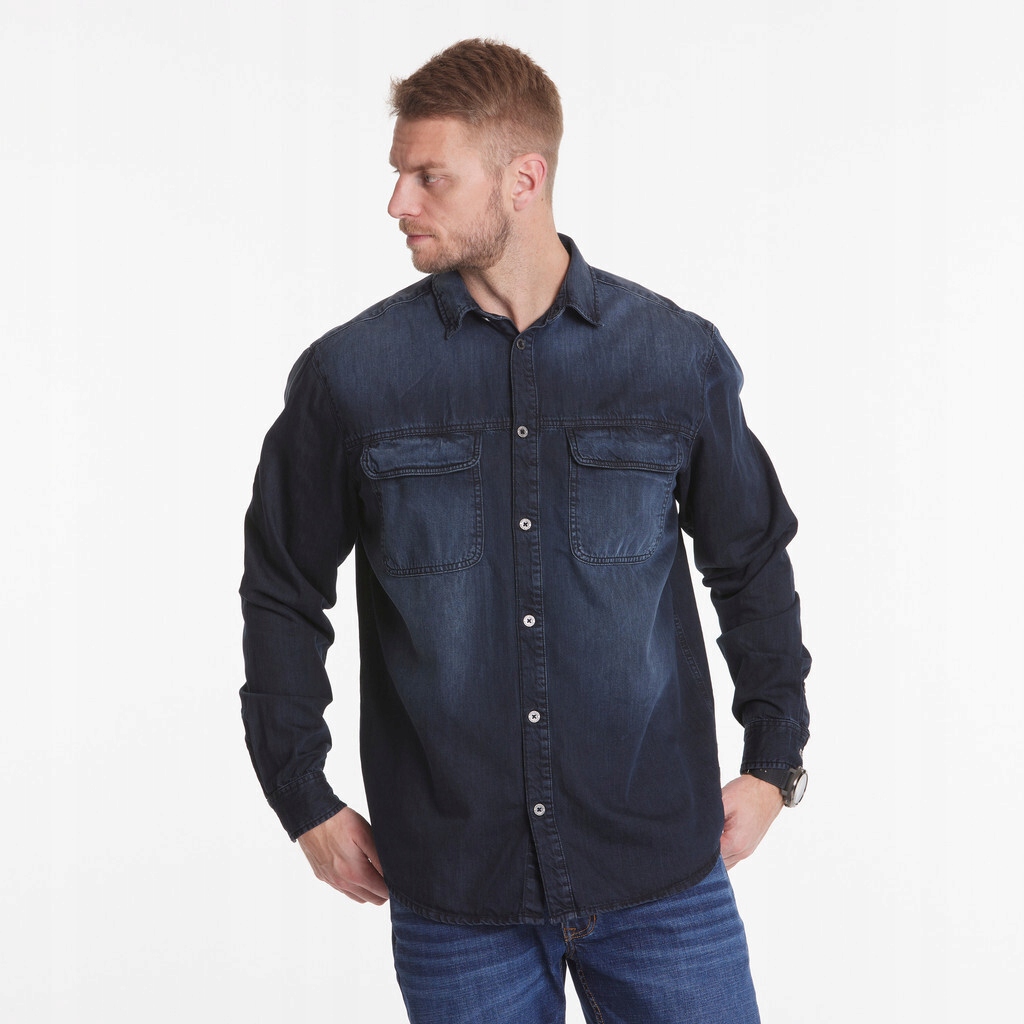 Velká džínová košile s kapsami North 56°4