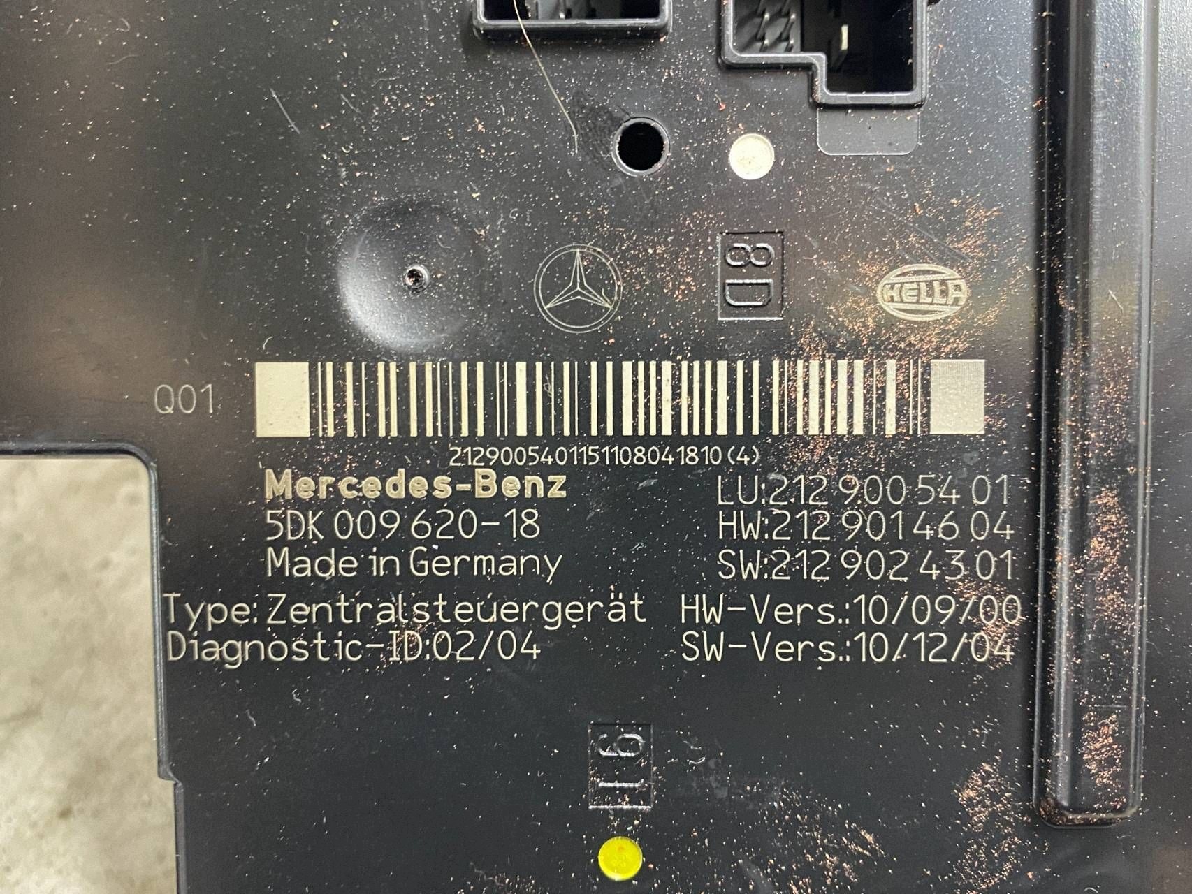 module control unit SAM MERCEDES E-KLASA C207 W207 2129005401