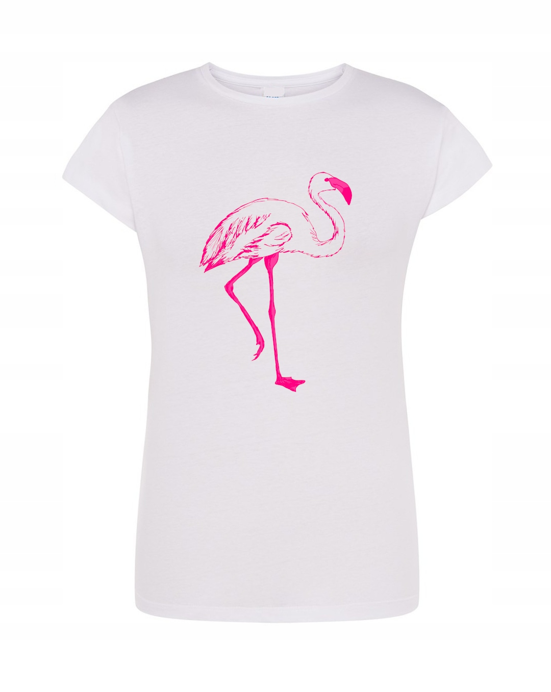 

T-Shirt damski nadruk różowy Flaming r.M