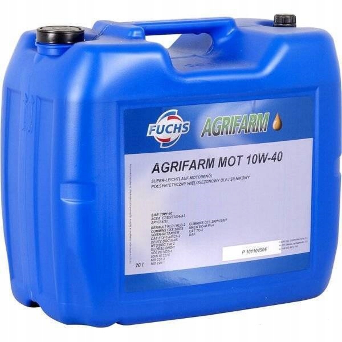 Моторне масло Fuchs Agrifarm MOT 10w40