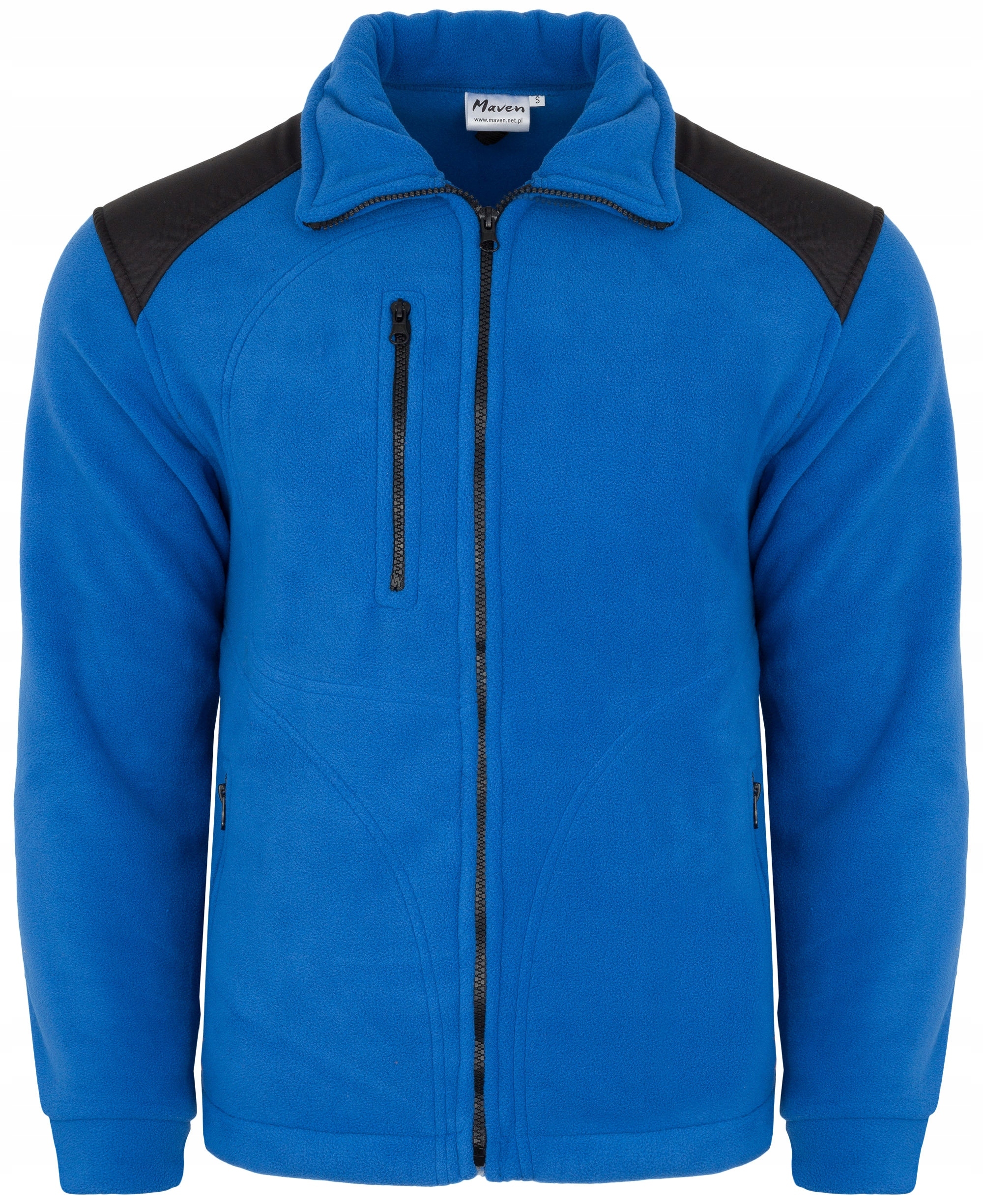 POLSKI Gruby Polar Bluza Męski Roboczy BLUE XXL