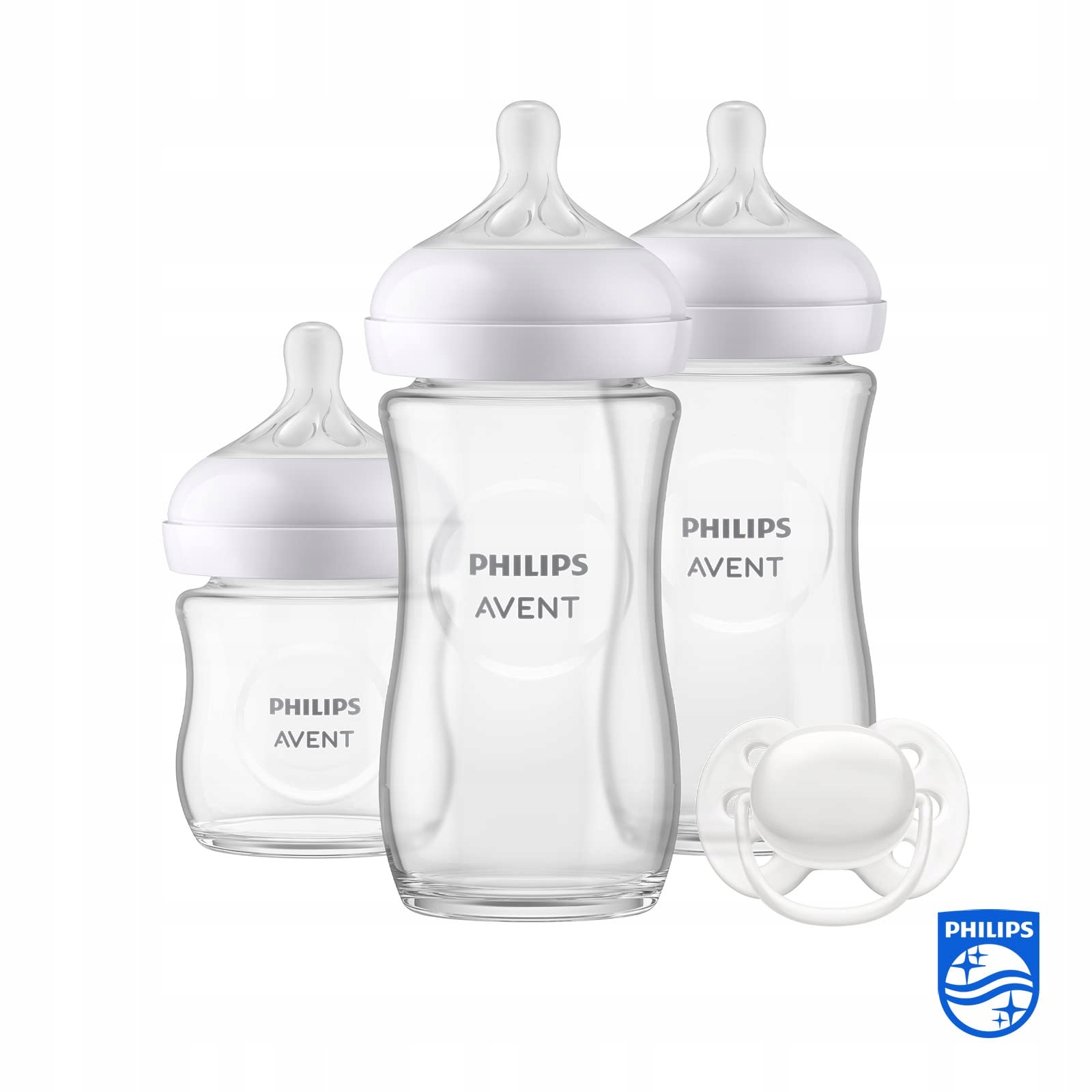 PHILIPS AVENT Zestaw Prezentowy Dla Noworodków Szklane Butelki Smoczek — miniatura 2