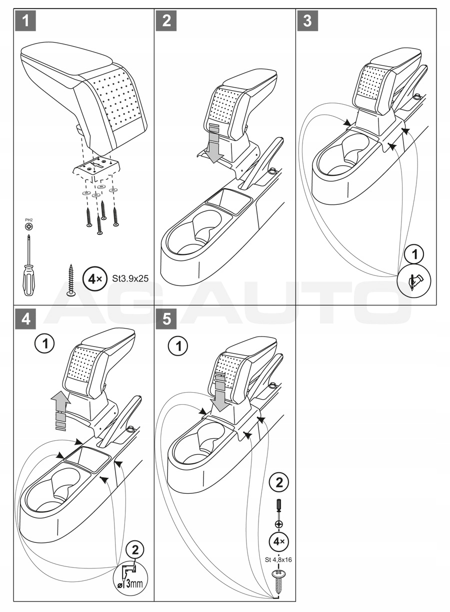 PODLOKIETNIK STANDARD Seat Toledo 2013 Part manufacturer Rati
