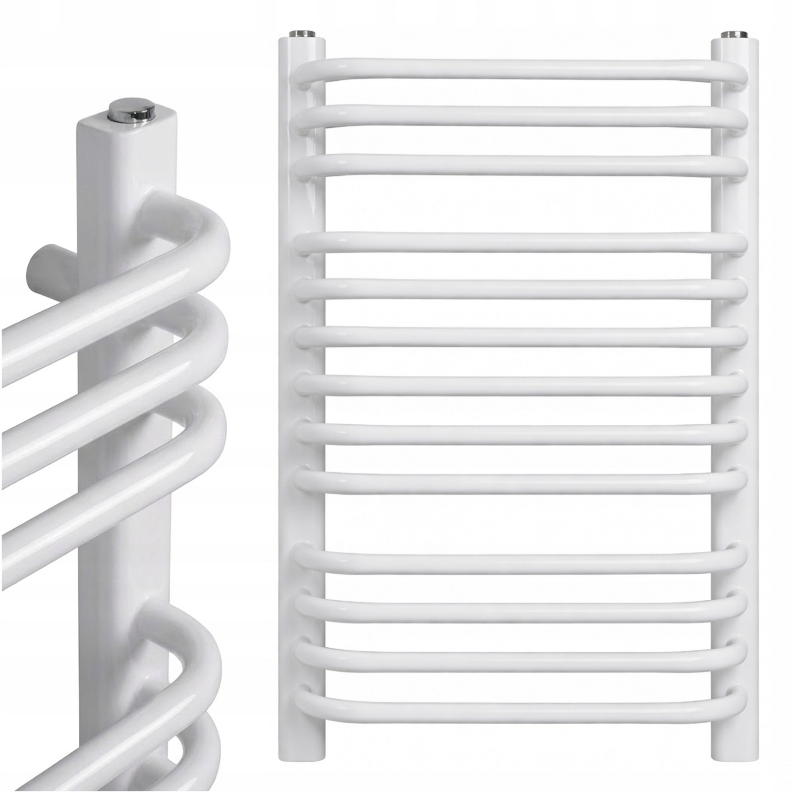 Nástenný Kúpeľňový Ohrievač Biely Rebrík GR1 720 x 550 MM 13 Rebier 418 W