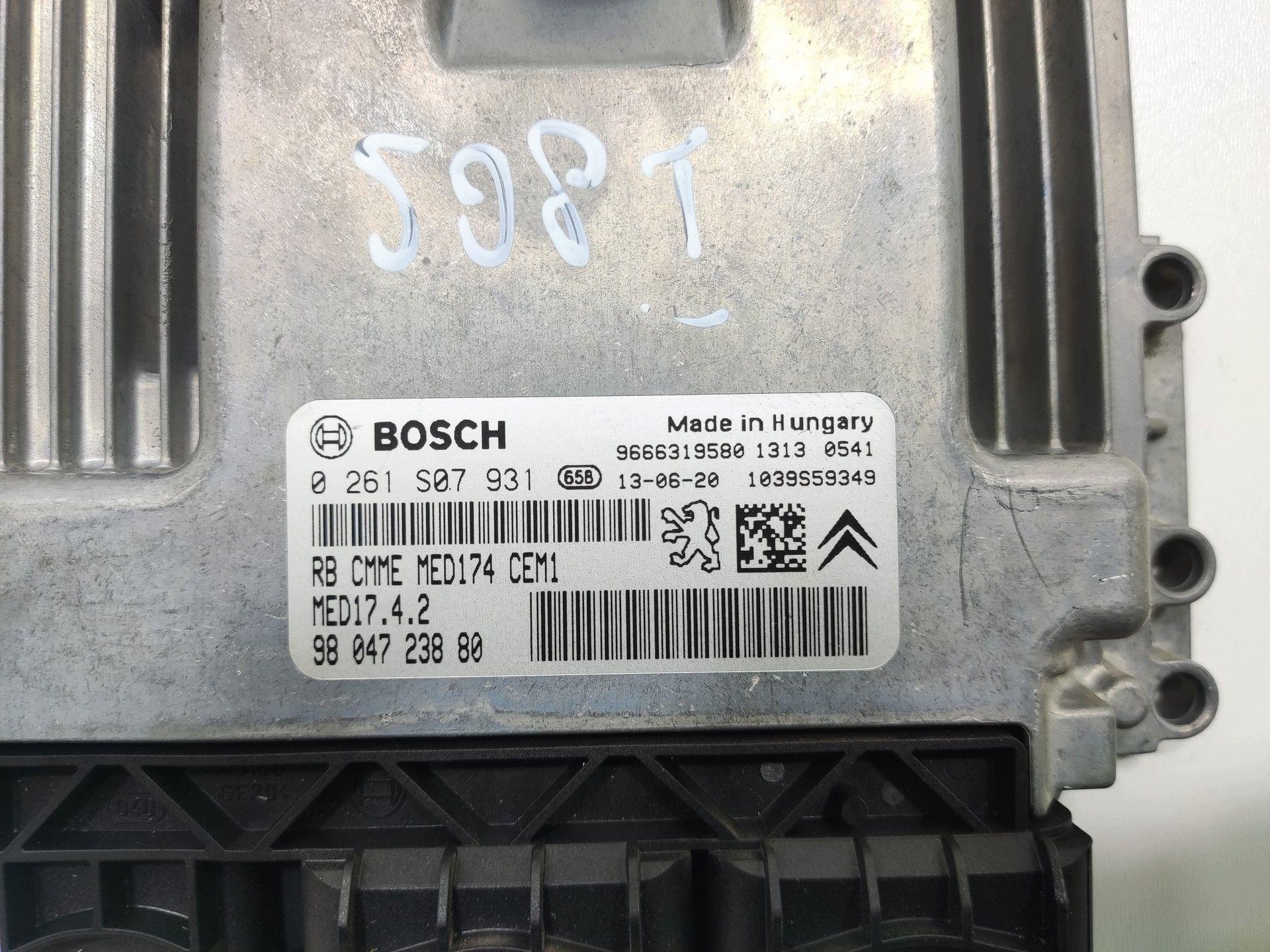 centralina computer motore PEUGEOT 508 e 1.6 THP 2010-2014 9804723880