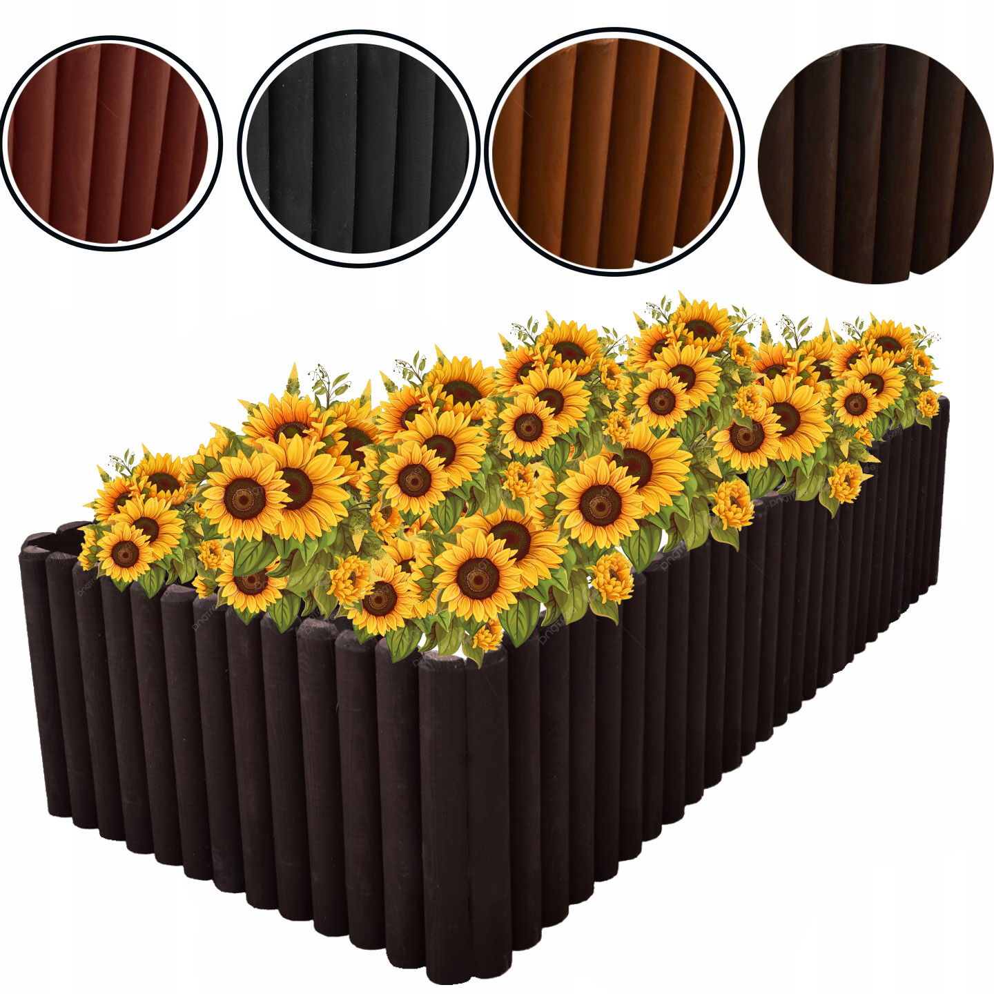 WARZYWNIAK skrzynia ZIELNIK inspekt PODWYŻSZONA GRZĄDKA 120x100x30cm +FOLIA EAN (GTIN) 0773115157326